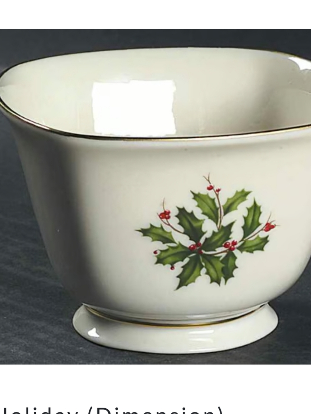 Lenox Holiday Nut Bowl Set Of 2